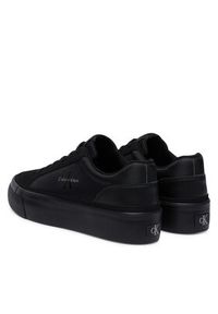 Calvin Klein Sneakersy Vulc Flatf Laceup Ny-Su HW0HW03086 Czarny. Kolor: czarny. Materiał: materiał #3