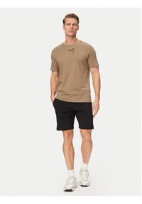 BOSS T-Shirt Birdie 50559387 Khaki Regular Fit. Kolor: brązowy. Materiał: bawełna #5