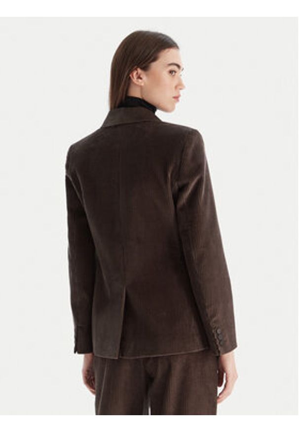 Weekend Max Mara Marynarka Katanga 2525046062 Brązowy Regular Fit. Kolor: brązowy. Materiał: bawełna