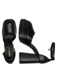 DeeZee Czółenka LW85478-6 Czarny. Kolor: czarny. Materiał: skóra