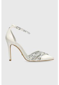 Guess szpilki GADELLA kolor beżowy FL6GDL SAT08. Zapięcie: klamry. Kolor: beżowy. Obcas: na szpilce. Wysokość obcasa: średni #1