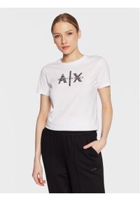 Armani Exchange T-Shirt 3RYTBQ YJG3Z 1000 Biały Regular Fit. Kolor: biały. Materiał: bawełna #1