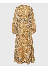 IXIAH Sukienka koszulowa X221-80539 Żółty Regular Fit. Kolor: żółty. Materiał: bawełna. Typ sukienki: koszulowe #7