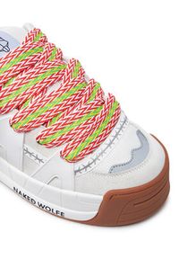 Naked Wolfe Sneakersy Slide Biały. Kolor: biały. Materiał: skóra #7