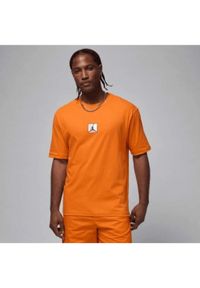 Koszulka męska Jordan Brooklyn - HQ8942-805 L. Kolor: pomarańczowy. Sport: koszykówka #1