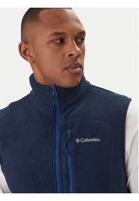columbia - Columbia Kamizelka Fast Trek™ 1460001 Granatowy Regular Fit. Kolor: niebieski. Materiał: syntetyk #2