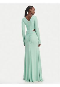 Just Cavalli Sukienka wieczorowa 80PAO922 J0253 Zielony Slim Fit. Kolor: zielony. Materiał: syntetyk. Styl: wizytowy #2