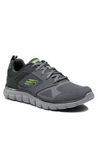 skechers - Skechers Sneakersy Syntac 232398/CHAR Szary. Kolor: szary. Materiał: materiał #4