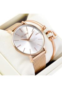 Zestaw damski zegarek Paul Lorens JULIE rosegold + bransoletka #1