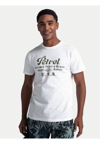 Petrol Industries T-Shirt M-1040-TSR600 Biały Regular Fit. Kolor: biały. Materiał: bawełna #1