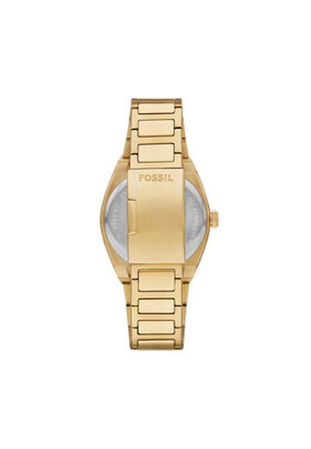 Fossil Zegarek FS6090 Złoty. Kolor: złoty