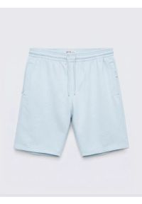 Big-Star - Szorty męskie dresowe jasnoniebieskie Luiss 400. Kolor: niebieski. Materiał: dresówka. Wzór: aplikacja, haft, ze splotem. Sezon: lato. Styl: elegancki, wakacyjny #1