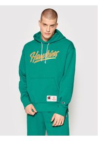 Champion Bluza Unisex STRANGER THINGS Hawkins 217751 Zielony Regular Fit. Kolor: zielony. Materiał: bawełna #7