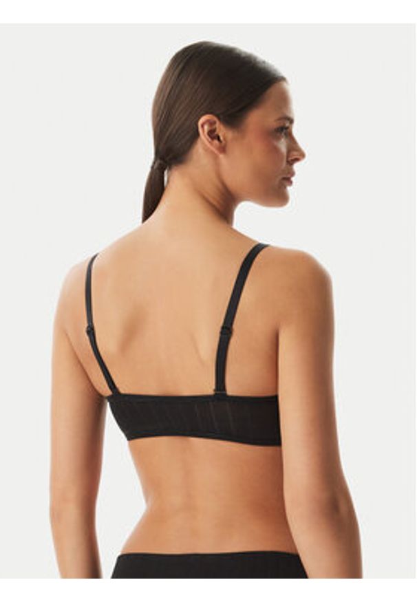 Calvin Klein Underwear Biustonosz top LV00QF8710 Czarny. Kolor: czarny. Materiał: bawełna