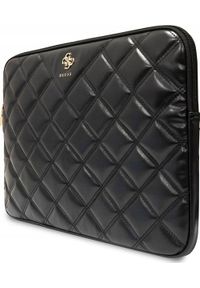 Etui Guess Guess Sleeve GUCS14ZPSQSSGK 14" czarny/black Quilted 4G. Kolor: czarny