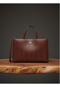 Nine West Torebka CEO-HAMPSHIRE-III-LDA8174 Brązowy. Kolor: brązowy