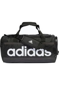 Adidas Torba sportowa Essentials Linear Duffel S czarna (HT4742). Kolor: czarny