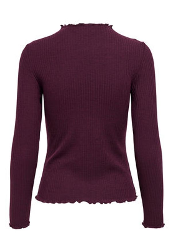 only - ONLY Bluzka 15180040 Fioletowy Comfort Fit. Kolor: fioletowy. Materiał: wiskoza, syntetyk