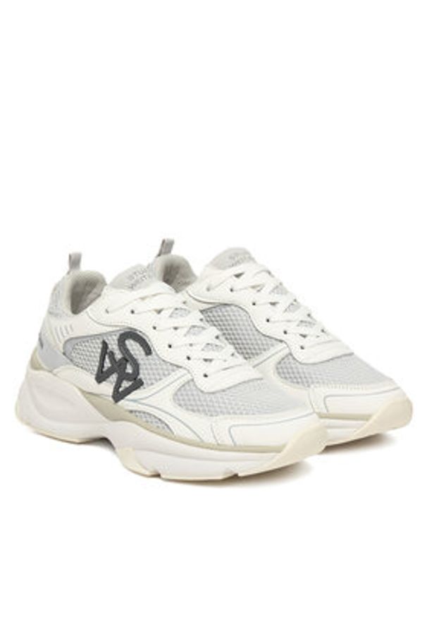 Stuart Weitzman Sneakersy Trainer SH318 Biały. Kolor: biały. Materiał: materiał