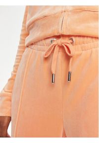 Juicy Couture Spodnie dresowe Tina JCAPW045 Pomarańczowy Regular Fit. Kolor: pomarańczowy. Materiał: syntetyk #4