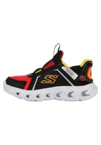 skechers - Buty do chodzenia dla dzieci Skechers Hypno-flash 2.0. Kolor: czarny. Materiał: syntetyk, materiał. Sport: turystyka piesza