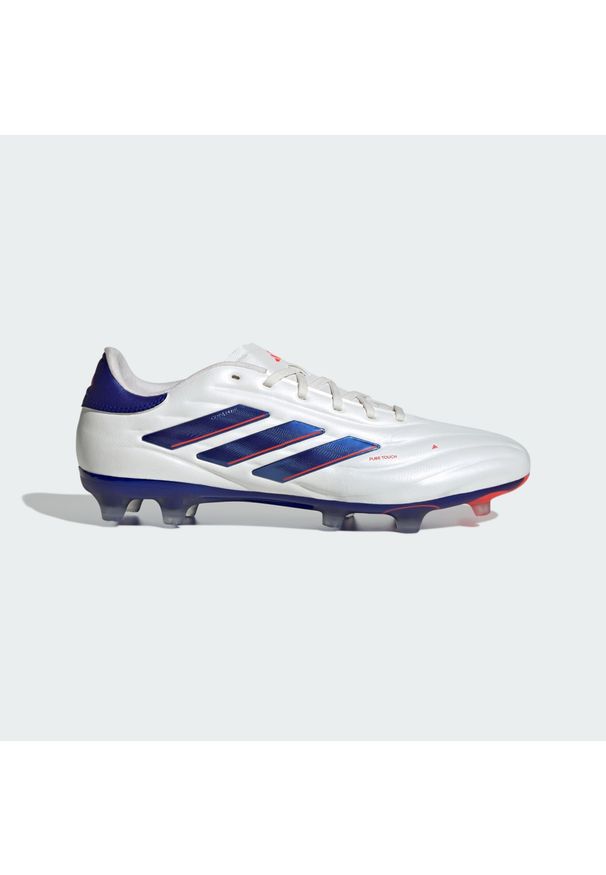Adidas - Buty Copa Pure 2 Pro FG. Kolor: czerwony, niebieski, wielokolorowy, biały. Materiał: skóra, materiał. Sport: piłka nożna