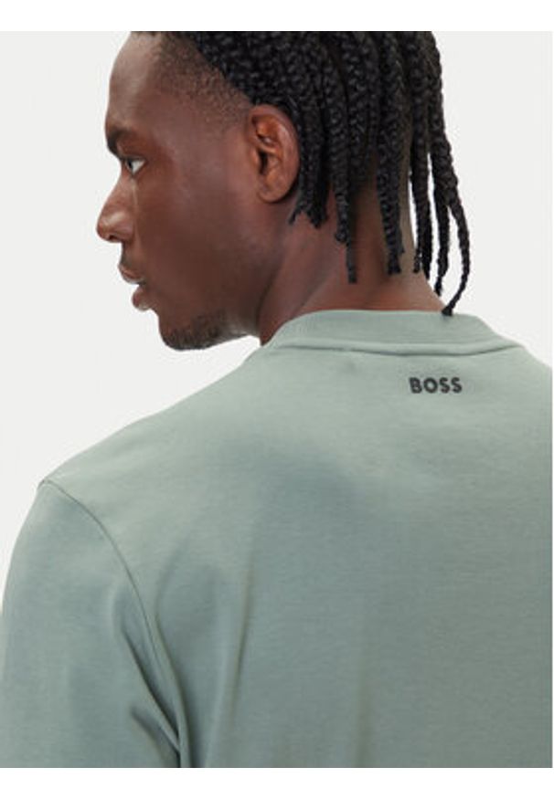 BOSS T-Shirt Iconic TL 50543905 Zielony Relaxed Fit. Kolor: zielony. Materiał: bawełna