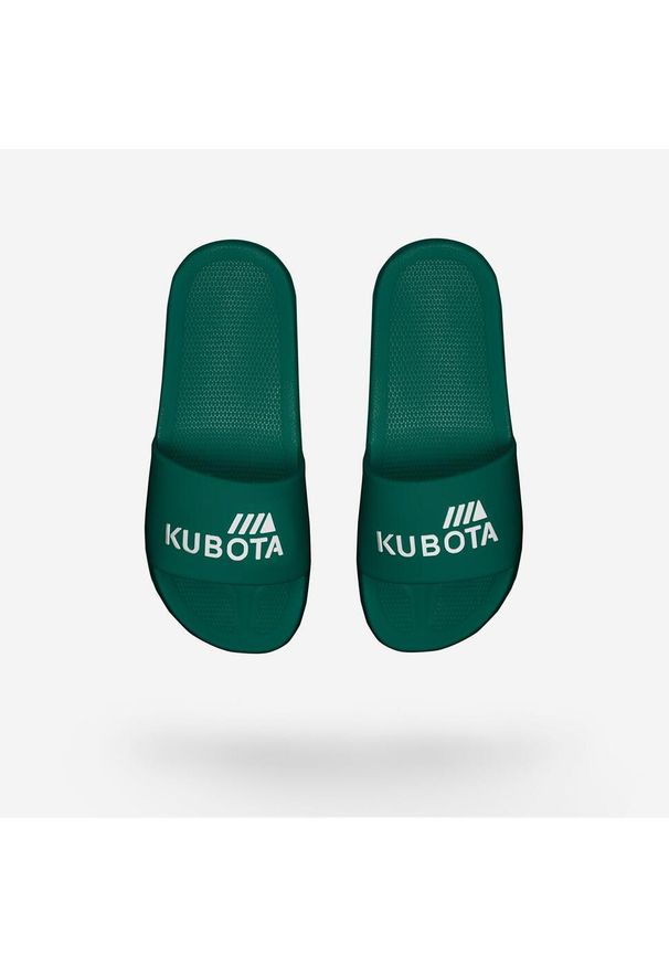 Klapki Męskie Basenowe Kubota Basic Ciemnozielone. Kolor: zielony. Styl: sportowy