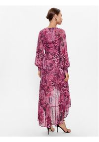 Guess Sukienka codzienna W3YK4 8WFJJ2 Różowy Regular Fit. Okazja: na co dzień. Kolor: różowy. Materiał: syntetyk. Typ sukienki: proste. Styl: casual #4
