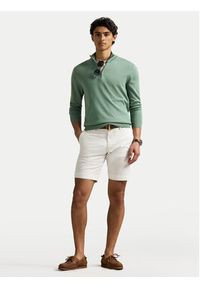 Polo Ralph Lauren Szorty materiałowe 710646709001 Biały Slim Fit. Kolor: biały. Materiał: bawełna