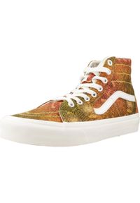 Tenisówki Vans Model Sk8-hi Kolor Pomarańczowy. Kolor: pomarańczowy. Materiał: tkanina