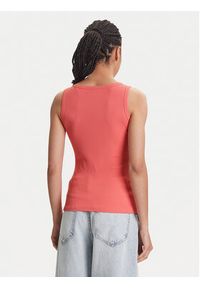 Guess Top W5YP00 KCXJ2 Różowy Regular Fit. Kolor: różowy. Materiał: syntetyk #4