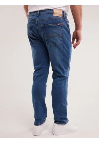 Big-Star - Jeansy męskie niebieskie Harper 477. Okazja: na co dzień. Stan: podwyższony. Kolor: niebieski. Styl: casual, klasyczny #10