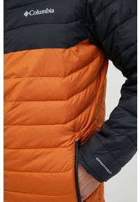 columbia - Columbia kurtka męska kolor pomarańczowy zimowa. Typ kołnierza: kaptur. Kolor: pomarańczowy. Sezon: zima #6