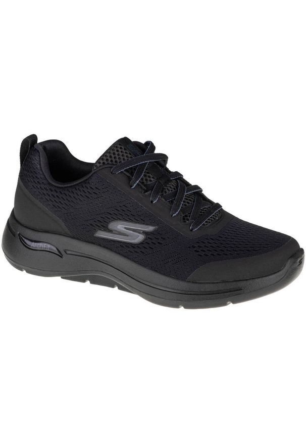 skechers - Buty do chodzenia męskie Skechers GO Walk Arch Fit. Kolor: czarny. Sport: turystyka piesza