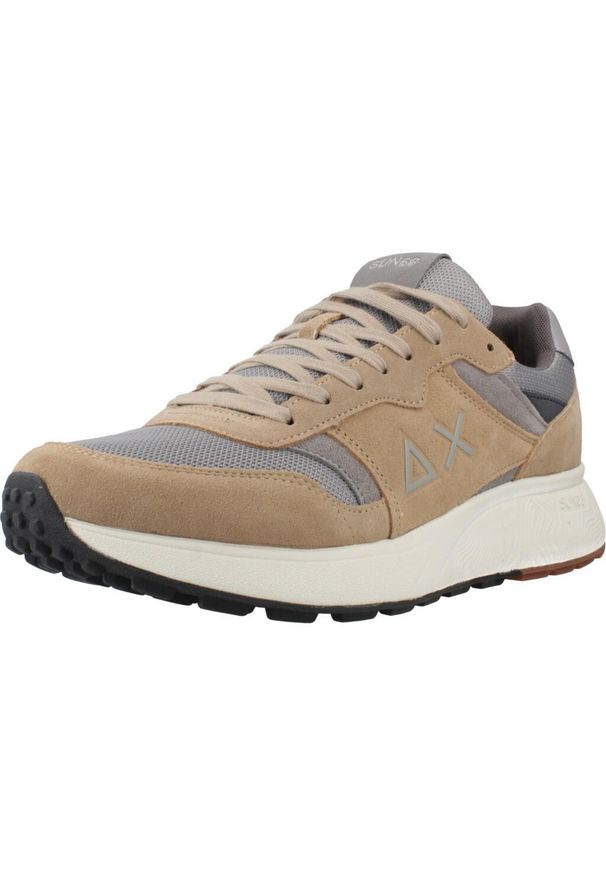 Buty SUN68 DADDY Brązowy. Kolor: brązowy. Materiał: tkanina, skóra. Sport: turystyka piesza