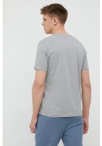 Rossignol t-shirt bawełniany kolor szary z aplikacją. Kolor: szary. Materiał: bawełna. Wzór: aplikacja
