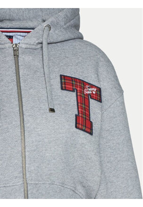 Tommy Jeans Bluza DW0DW20535 Szary Regular Fit. Kolor: szary. Materiał: bawełna