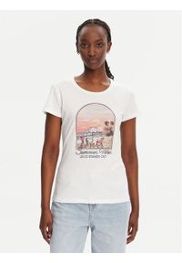 Liu Jo T-Shirt WA5478 J6410 Biały Regular Fit. Kolor: biały. Materiał: bawełna