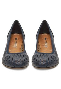 Rieker Czółenka CEO-41057-14 Granatowy. Kolor: niebieski. Materiał: materiał #4