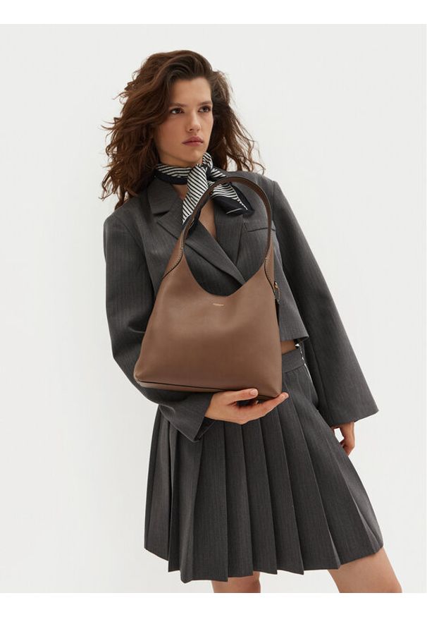 Coach Torebka CU068 Brązowy. Kolor: brązowy. Materiał: skórzane