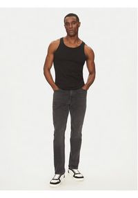 Jack & Jones - Jack&Jones Tank top Islington 12273156 Czarny Slim Fit. Kolor: czarny. Materiał: bawełna #2