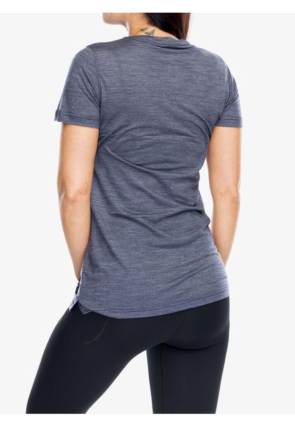 SENSOR - Koszulka merino damska Sensor Merino Lite Tee SS. Kolor: niebieski