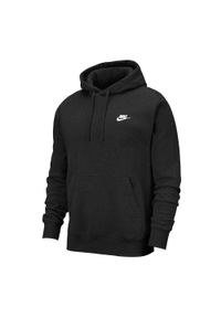 Nike - Bluza Z Polaru Dla Dorosłych Unisex Sportswear Club. Kolor: czarny. Materiał: polar
