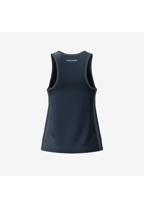 Head - CLUB 25 Tank Top Girls. Kolor: niebieski. Materiał: mesh