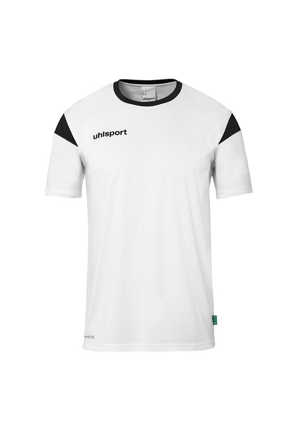 UHLSPORT - Koszulka sportowa męska Uhlsport 100225317. Kolor: biały, wielokolorowy, czarny. Materiał: poliester. Długość rękawa: krótki rękaw. Długość: krótkie