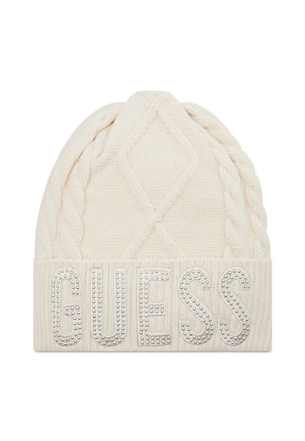 Czapka Guess. Kolor: beżowy