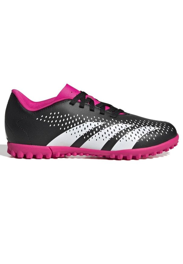 Buty do piłki nożnej męskie Adidas Predator Accuracy.4 TF. Kolor: różowy, wielokolorowy, czarny