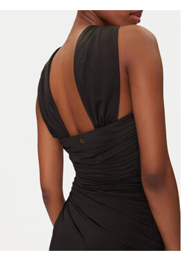 Marciano Guess Sukienka koktajlowa 5GGK38 6259A Czarny Regular Fit. Kolor: czarny. Materiał: syntetyk. Styl: wizytowy