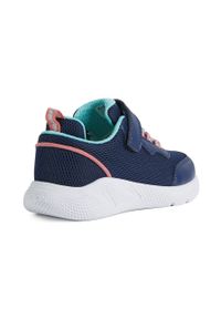 Geox buty dziecięce kolor granatowy. Nosek buta: okrągły. Zapięcie: rzepy. Kolor: niebieski #5